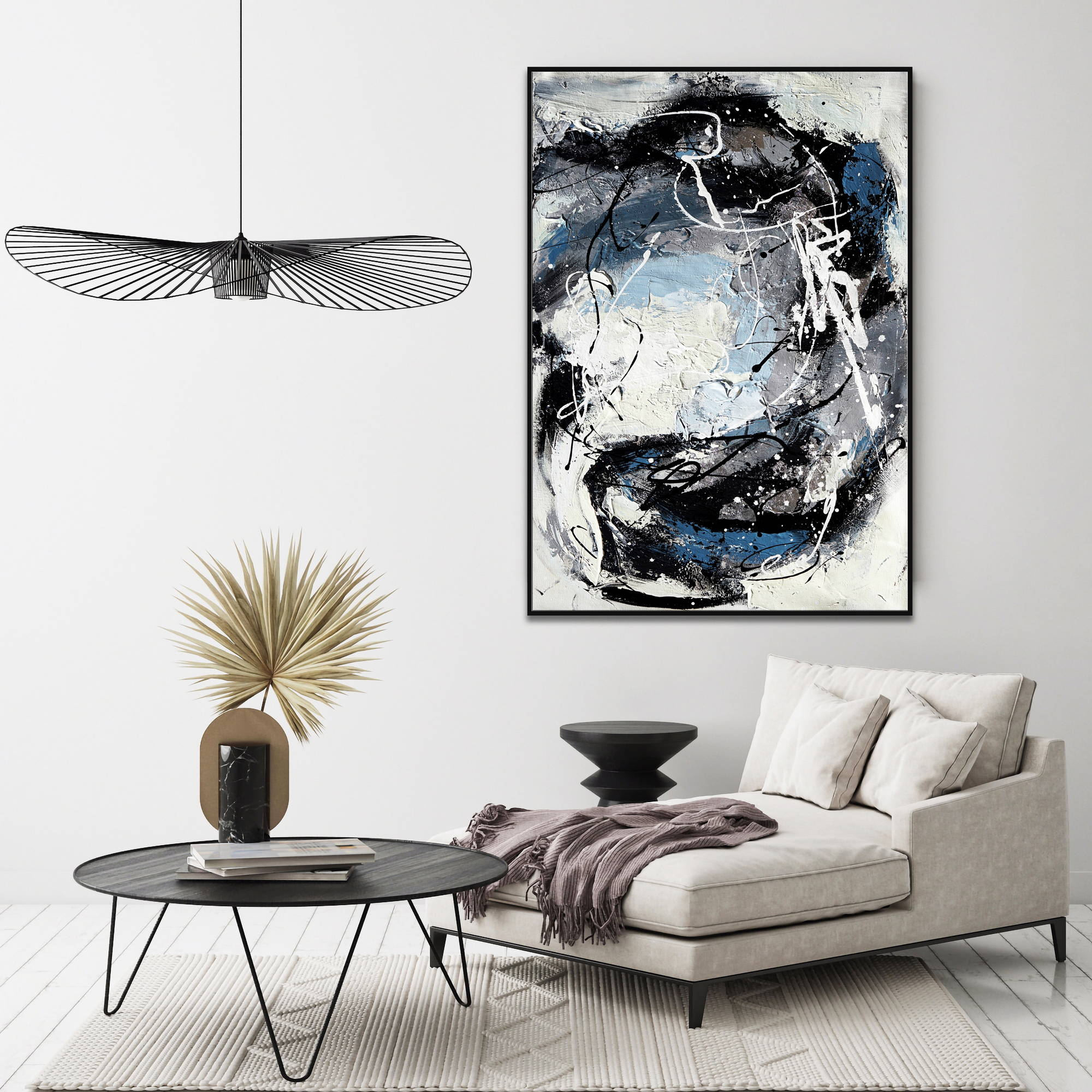 Hand painted Abstract Dynamic 80x120cm