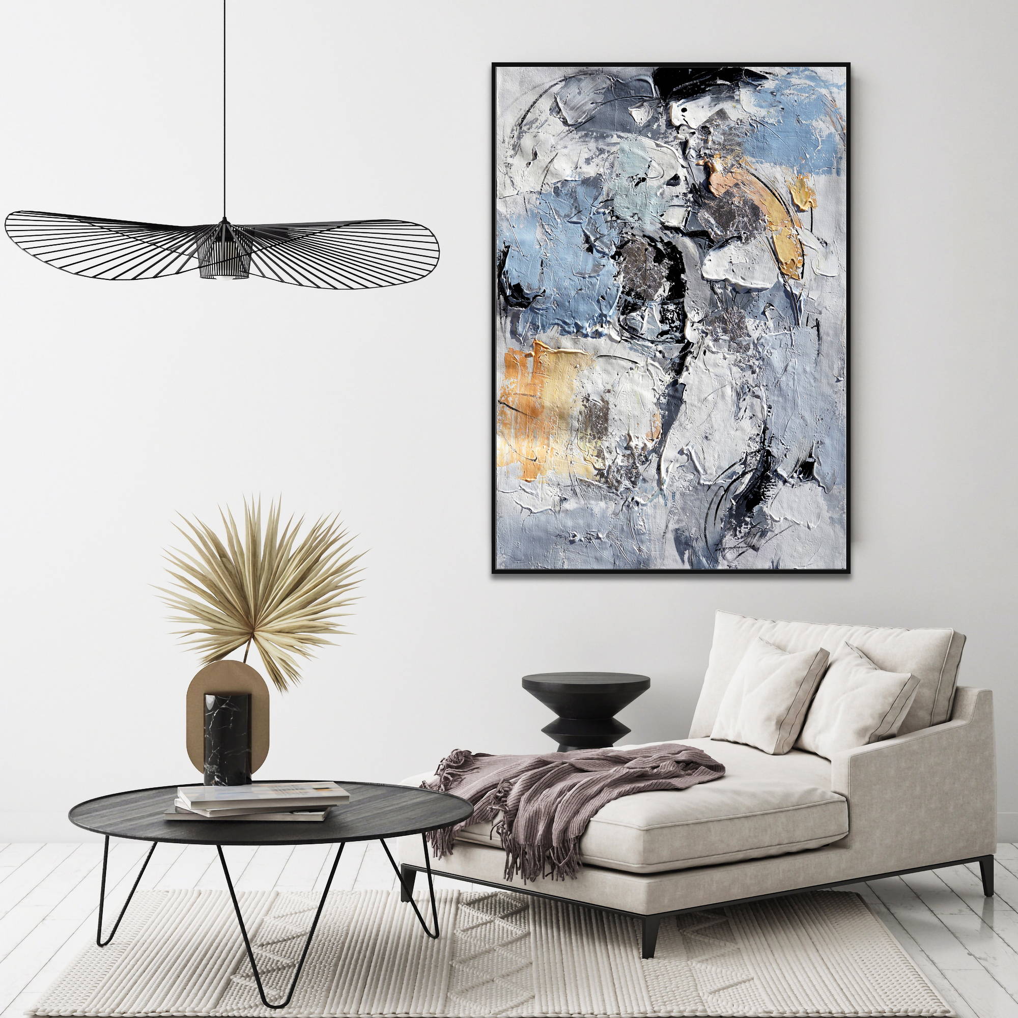 Hand painted Abstract Informal 80x120cm
