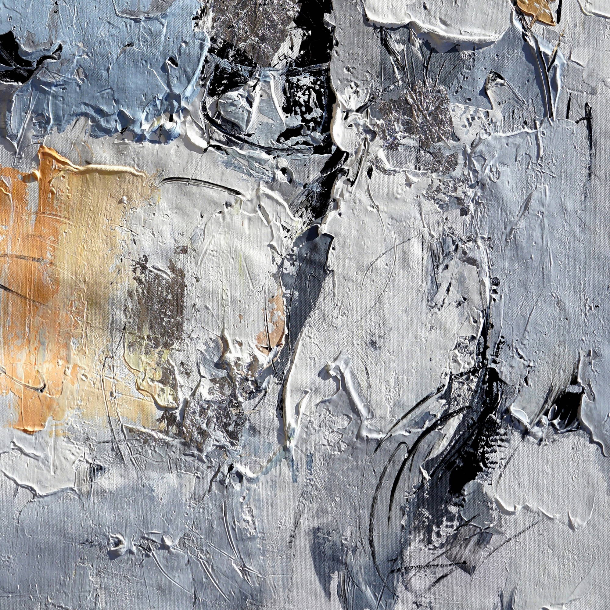 Abstrait informel peint à la main 80x120cm