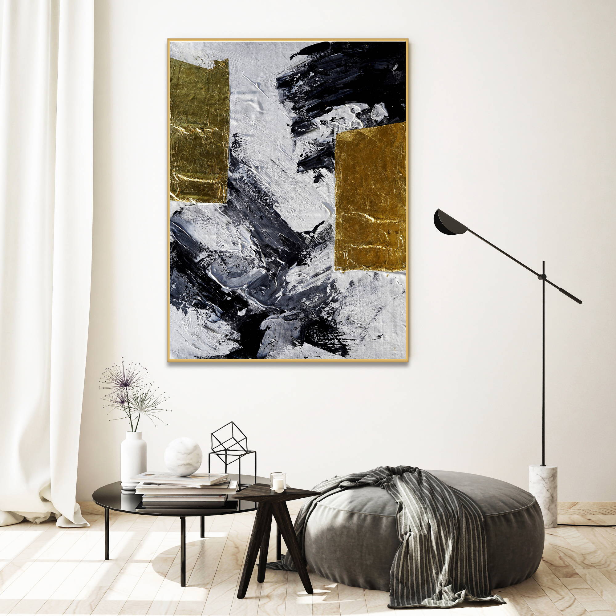 Hand painted Abstract Modern 80x120cm